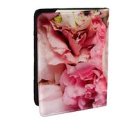 Wykjtwo Pivoine, Porte-Passeport Portefeuille de Voyage en Cuir PU Étui pour Passeport Couvre-Passeport 6,5 po