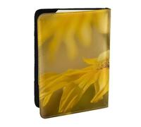 Wykjtwo Plante à Fleurs, Porte-Passeport Portefeuille de Voyage en Cuir PU Étui pour Passeport Couvre-Passeport 6,5 po
