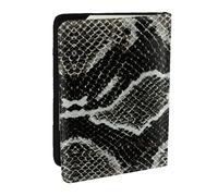 Wykjtwo Texture de Peau de Serpent, Porte-Passeport Portefeuille de Voyage en Cuir PU Étui pour Passeport Couvre-Passeport 6,5 po