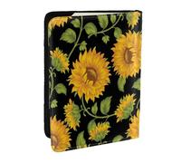 Wykjtwo Tournesols Mignons, Porte-Passeport Portefeuille de Voyage en Cuir PU Étui pour Passeport Couvre-Passeport 6,5 po