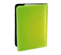 Wykjtwo Vert Citron, Porte-Passeport Portefeuille de Voyage en Cuir PU Étui pour Passeport Couvre-Passeport 6,5 po