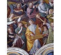 WYKUJMYTO Célèbre Art Mural Classique Murale Tableaux Toile le concert des anges par un artiste célèbre Vintage Impressions sur Toile Pour la Décoration Murale 60x90cm