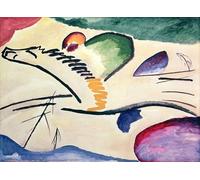 WYKUJMYTO Célèbre Art Mural Classique Murale Tableaux Toile Paroles de Wassily Kandinsky Vintage Impressions sur Toile Pour la Décoration Murale 60x90cm