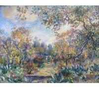 WYKUJMYTO Célèbre Art Mural Classique Murale Tableaux Toile Paysage à Beaulieu par Pierre Auguste Renoir Vintage Impressions sur Toile Pour la Décoration Murale 60x90cm