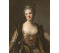 WYKUJMYTO De Célèbres Tableaux Abstrait Peinture Peinture Murale Nordique Elisabeth Catherine De Besenval Marquise De Broglie par Jean Marc Nattier Pour la Décoration de la Chambre 60x90cm