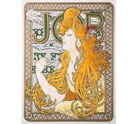 WYKUJMYTO De Célèbres Tableaux Abstrait Peinture Peinture Murale Nordique Heureux ceux qui ont le cœur pur : car ils verront Dieu par Alphonse Mucha Pour la Décoration de la Chambre 60x90cm