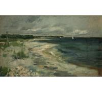WYKUJMYTO De Célèbres Tableaux Abstrait Peinture Peinture Murale Nordique Nuages d'orage par John Twachtman Impression Affiche Pour la Décoration de la Chambre 60x90cm