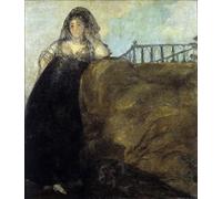 WYKUJMYTO De Célèbres Tableaux Abstrait Peinture Peinture Murale Nordique Une lithographie Manola Dona Leocadia Zorrilla de Francisco De Goya Pour la Décoration de la Chambre 60x90cm