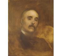 WYKUJMYTO Portrait Tableaux Imprimer Affiche Affiches Impression Georges Clemenceau by Eugène Carrière Vintage Impressions sur Toile Décorations Pour la Maison 60x90cm