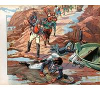 WYKUJMYTO Portrait Tableaux Imprimer Affiche Affiches Impression Joachim Murat Dechu roi de Naples fait prisonnier à Pizzo en Calabre Vintage Impressions sur Toile Décorations Pour la Maison 60x90cm
