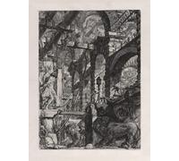 WYKUJMYTO Portrait Tableaux Imprimer Affiche Affiches Impression l'assiette bas reliefs de Carceri par Battista Piranesi Vintage Impressions sur Toile Décorations Pour la Maison 60x90cm
