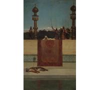 WYKUJMYTO Portrait Tableaux Imprimer Affiche Affiches Impression le tigre des sultans de Jean Benjamin Vintage Impressions sur Toile Décorations Pour la Maison 60x90cm