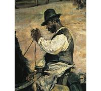 WYKUJMYTO Portrait Tableaux Imprimer Affiche Affiches Impression Marquage d'un jeune animal en Maremme Circa par Fattori Vintage Impressions sur Toile Décorations Pour la Maison 60x90cm