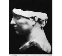 WYKUJMYTO Portrait Tableaux Imprimer Affiche Affiches Impression Minerve sans casque par Auguste Rodin Vintage Impressions sur Toile Décorations Pour la Maison 60x90cm