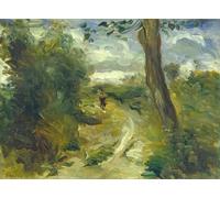 WYKUJMYTO Portrait Tableaux Imprimer Affiche Affiches Impression Paysage entre orages de Pierre Auguste Renoir Vintage Impressions sur Toile Décorations Pour la Maison 60x90cm