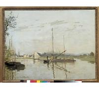 WYKUJMYTO Portrait Tableaux Imprimer Affiche Affiches Impression Peinture d'Argenteuil de Claude Monet Vintage Impressions sur Toile Décorations Pour la Maison 60x90cm