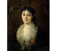 WYKUJMYTO Portrait Tableaux Imprimer Affiche Affiches Impression Portrait d'une femme par Carolus duran Vintage Impressions sur Toile Décorations Pour la Maison 60x90cm