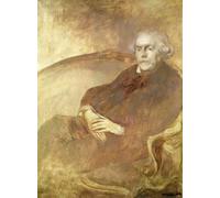WYKUJMYTO Portrait Tableaux Imprimer Affiche Affiches Impression Portrait of Edmond De Goncourt by Eugène Carrière Vintage Impressions sur Toile Décorations Pour la Maison 60x90cm