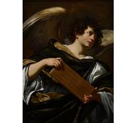 WYKUJMYTO Tableaux Célèbres Art Impression Toile Murale Tableau Angesattributs de la Passion par Simon Vouet Affiche de Art Pour un Usage Bureautique 60x90cm