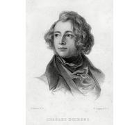 WYKUJMYTO Tableaux Célèbres Art Impression Toile Murale Tableau Charles Dickens Auteur anglais par Robert Graves Affiche de Art Pour un Usage Bureautique 60x90cm