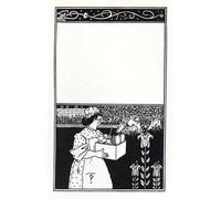 WYKUJMYTO Tableaux Célèbres Art Impression Toile Murale Tableau Conception pour la couverture des Britanniques barbares par Aubrey Beardsley Affiche de Art Pour un Usage Bureautique 60x90cm