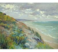 WYKUJMYTO Tableaux Célèbres Art Impression Toile Murale Tableau Falaises de Gustave Caillebotte Affiche de Art Pour un Usage Bureautique 60x90cm