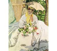 WYKUJMYTO Tableaux Célèbres Art Impression Toile Murale Tableau Femmes Au Jardin Détail d'une jeune femme assise portant un parasol - Claude Monet Affiche de Art Pour un Usage Bureautique 60x90cm