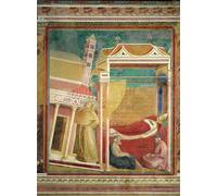 WYKUJMYTO Tableaux Célèbres Art Impression Toile Murale Tableau Le Rêve d'Innocent III de Giotto Di Bondone Affiche de Art Pour un Usage Bureautique 60x90cm