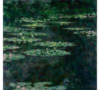 WYKUJMYTO Tableaux Célèbres Art Impression Toile Murale Tableau Les Nymphéas de Claude Monet Affiche de Art Pour un Usage Bureautique 60x90cm