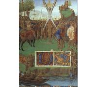 WYKUJMYTO Tableaux Célèbres Art Impression Toile Murale Tableau Martyre de saint André de Jean Fouquet Affiche de Art Pour un Usage Bureautique 60x90cm
