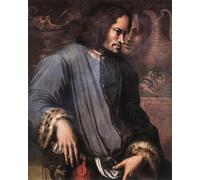 WYKUJMYTO Tableaux Célèbres Art Impression Toile Murale Tableau Portrait de Laurent le Magnifique Giorgio Vasari Affiche de Art Pour un Usage Bureautique 60x90cm