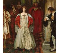 WYKUJMYTO Tableaux Célèbres Art Impression Toile Murale Tableau Qui est Sylvie ? Qu'est-ce qu'elle est que les swains la félicitent ? Abbaye d'Edwin Austin Pour un Usage Bureautique 60x90cm