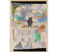 WYKUJMYTO Tableaux Célèbres Art Impression Toile Murale Tableau Sous une étoile noire de Paul Klee Affiche de Art Pour un Usage Bureautique 60x90cm