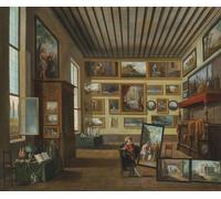 WYKUJMYTO Tableaux Célèbres Art Impression Toile Murale Tableau une armoire de collection de Giuseppe Bernardino Bison Affiche de Art Pour un Usage Bureautique 60x90cm
