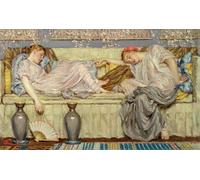 WYKUJMYTO Vintage Impressions sur Toile Art Murale Classique Art Imprimé Image Artiste célèbre par Albert Moore Toile Paysage Peinture Pour la Décoration du Salon 60x90cm