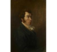 WYKUJMYTO Vintage Impressions sur Toile Art Murale Classique Art Imprimé Image Autoportrait par William Turner Toile Paysage Peinture Pour la Décoration du Salon 60x90cm