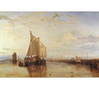 WYKUJMYTO Vintage Impressions sur Toile Art Murale Classique Art Imprimé Image le Dort Packet de Mallord William Turner Toile Paysage Peinture Pour la Décoration du Salon 60x90cm