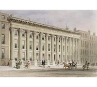 WYKUJMYTO Vintage Impressions sur Toile Art Murale Classique Art Imprimé Image l'Institution royale de Bretagne Albemarle Street par Hosmer Shepherd Pour la Décoration du Salon 60x90cm