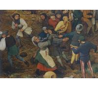WYKUJMYTO Vintage Impressions sur Toile Art Murale Classique Art Imprimé Image Procession au Calvaire par Pieter l'Ancien Bruegel Toile Paysage Peinture Pour la Décoration du Salon 60x90cm