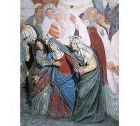 WYKUJMYTO Vintage Impressions sur Toile Art Murale Classique Art Imprimé Image Statues de saintes femmes suivant le Christ par un artiste célèbre Pour la Décoration du Salon 60x90cm