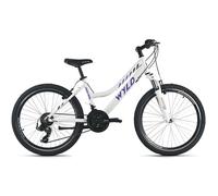 WYLD vélo enfant filles 24"" Mistral blanc 18 vitesses hauteur de cadre 38 cm - à partir de 8 ans