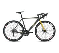 WYLD vélo gravel 28"" Turin gris-jaune 16 vitesses hauteur de cadre 56 cm