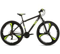 WYLD VTT semi rigide 29'' Sharp noir-vert 21 vitesses TC 51 cm