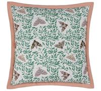 Wylder Coussin Garni de Mites de Soie en Polyester, Rose pâle, 50 x 50 cm