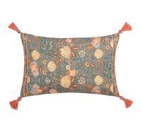 Wylder Nature Bolais Housse de Coussin rectangulaire à Pompons Motif Floral