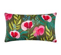 Wylder Nature House of Bloom Coussin rectangulaire en Polyester Motif Coquelicot