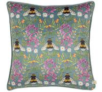 Wylder Nature House of Bloom Zinnia Bee Repeat Housse de Coussin