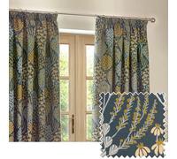 Wylder Nature Ophelia Rideaux plissés Jacquard Motif Floral