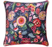 Wylder Tropics Glorine Housse de Coussin passepoilée en Velours
