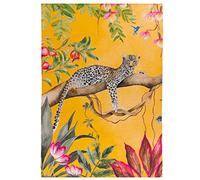 Wylder Tropics Leopard Tapis d'extérieur rectangulaire en Polyester Ocre 120 x 170 cm